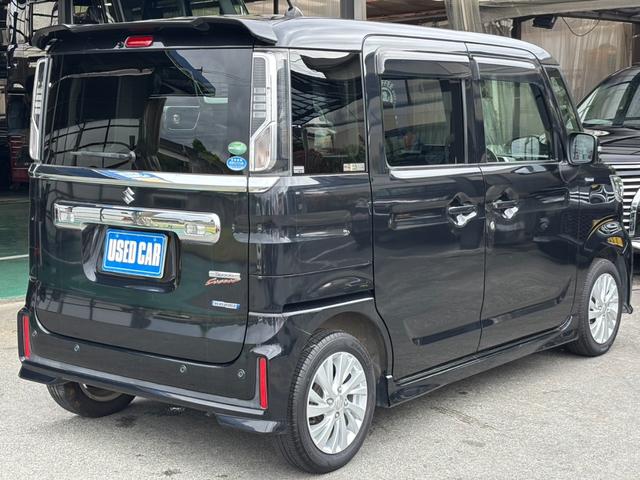 スペーシアカスタム ハイブリッドＧＳ　ＳＤナビ　左パワードア　新車保証書　衝突軽減ブレーキ　コーナーセンサー　レーン逸脱警報　ＴＶ　Ｂｌｕｅｔｏｏｔｈ　シートヒーター　ステリモ　ＬＥＤヘッドライト　ＬＥＤフォグ　オートハイビーム　純正１４ＡＷ　ＥＴＣ　後席サンシェード（7枚目）