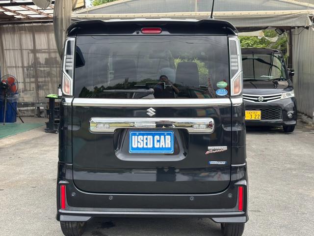 スペーシアカスタム ハイブリッドＧＳ　ＳＤナビ　左パワードア　新車保証書　衝突軽減ブレーキ　コーナーセンサー　レーン逸脱警報　ＴＶ　Ｂｌｕｅｔｏｏｔｈ　シートヒーター　ステリモ　ＬＥＤヘッドライト　ＬＥＤフォグ　オートハイビーム　純正１４ＡＷ　ＥＴＣ　後席サンシェード（8枚目）