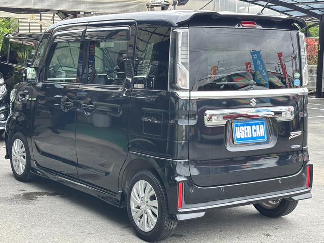 スペーシアカスタム ハイブリッドＧＳ　ＳＤナビ　左パワードア　新車保証書　衝突軽減ブレーキ　コーナーセンサー　レーン逸脱警報　ＴＶ　Ｂｌｕｅｔｏｏｔｈ　シートヒーター　ステリモ　ＬＥＤヘッドライト　ＬＥＤフォグ　オートハイビーム　純正１４ＡＷ　ＥＴＣ　後席サンシェード（9枚目）