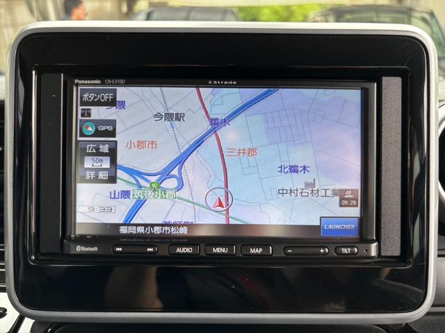 スペーシアカスタム ハイブリッドＧＳ　ＳＤナビ　左パワードア　新車保証書　衝突軽減ブレーキ　コーナーセンサー　レーン逸脱警報　ＴＶ　Ｂｌｕｅｔｏｏｔｈ　シートヒーター　ステリモ　ＬＥＤヘッドライト　ＬＥＤフォグ　オートハイビーム　純正１４ＡＷ　ＥＴＣ　後席サンシェード（19枚目）