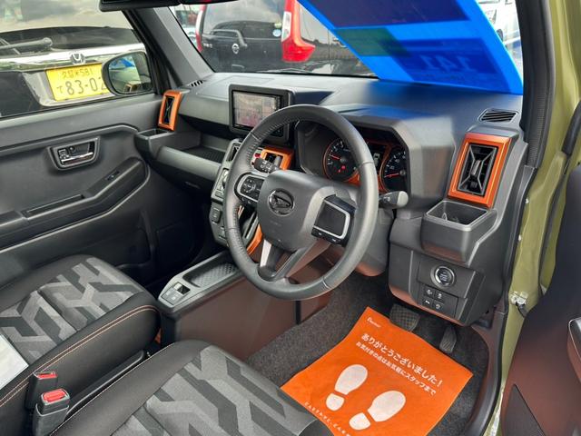 タフト Ｇ　メモリーナビ　衝突軽減ブレーキ　シートヒーター　フルセグ　新車保証書　バックカメラ　ＤＶＤ　コーナーセンサー　レーン逸脱警報　スカイルーフ　電動Ｐブレーキ　オートブレーキホールド　ＬＥＤヘッドライト　オートハイビーム　純正１５ＡＷ　ＵＳＢ入力　革巻ハンドル（13枚目）
