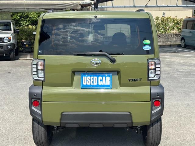 タフト Ｇターボ　衝突軽減ブレーキ　クルーズコントロール　コーナーセンサー　レーン逸脱警報　スカイルーフ　シートヒーター　電動Ｐブレーキ　オートブレーキホールド　ターボ　ＬＥＤライト　ＬＥＤフォグ　オートハイビーム　ルーフレール　ＵＳＢ入力　純正１５ＡＷ（8枚目）