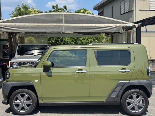 タフト Ｇターボ　衝突軽減ブレーキ　クルーズコントロール　コーナーセンサー　レーン逸脱警報　スカイルーフ　シートヒーター　電動Ｐブレーキ　オートブレーキホールド　ターボ　ＬＥＤライト　ＬＥＤフォグ　オートハイビーム　ルーフレール　ＵＳＢ入力　純正１５ＡＷ（33枚目）