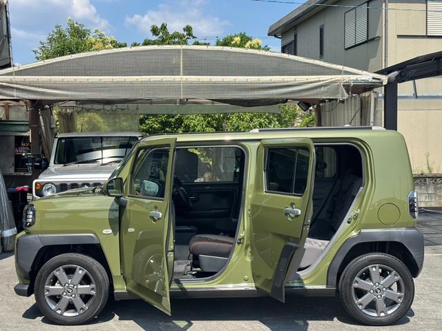 タフト Ｇターボ　衝突軽減ブレーキ　クルーズコントロール　コーナーセンサー　レーン逸脱警報　スカイルーフ　シートヒーター　電動Ｐブレーキ　オートブレーキホールド　ターボ　ＬＥＤライト　ＬＥＤフォグ　オートハイビーム　ルーフレール　ＵＳＢ入力　純正１５ＡＷ（34枚目）