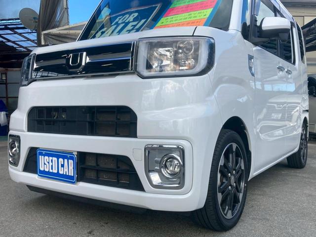 ウェイク ＧターボＶＳ　ＳＡＩＩＩ　ＳＤナビ　両側パワードア　記録簿　衝突軽減ブレーキ　コーナーセンサー　レーン逸脱警報　Ｂｌｕｅｔｏｏｔｈ　全方位カメラ　フルセグＴＶ　革巻ハンドル　ＬＥＤヘッドライト　フォグ　オートハイビーム　純正１５ＡＷ　ＥＴＣ　ドアバイザー（37枚目）
