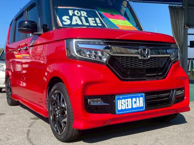 Ｎ－ＢＯＸカスタム Ｇ・Ｌターボホンダセンシング　純正８インチＳＤナビ　両側パワードア　新車保証書　衝突軽減ブレーキ　コーナーセンサー　レーン逸脱警報　Ｂｌｕｅｔｏｏｔｈ　フルセグＴＶ　バックカメラ　ＥＴＣ　ドラレコ　パドルシフト　クルコン　純正１５ＡＷ　革巻ハンドル（38枚目）