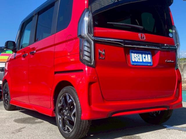 Ｎ－ＢＯＸカスタム Ｇ・Ｌターボホンダセンシング　純正８インチＳＤナビ　両側パワードア　新車保証書　衝突軽減ブレーキ　コーナーセンサー　レーン逸脱警報　Ｂｌｕｅｔｏｏｔｈ　フルセグＴＶ　バックカメラ　ＥＴＣ　ドラレコ　パドルシフト　クルコン　純正１５ＡＷ　革巻ハンドル（49枚目）