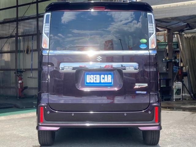 スペーシアカスタム ハイブリッドＸＳ　８インチＳＤナビ　両側パワードア　記録簿　衝突軽減ブレーキ　コーナーセンサー　レーン逸脱警報　全方位カメラ　ドラレコ　フルセグＴＶ　Ｂｌｕｅｔｏｏｔｈ　ハーフレザーシート　ＨＵＤ　シートヒーター　ハーフレザーシート　ＬＥＤライト　純正１５ＡＷ（41枚目）