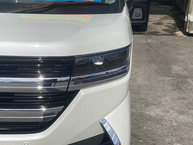 スペーシアカスタム ハイブリッドＧＳ　届出済未使用車／メモリーナビ　衝突軽減装置　左パワードア　新車保証書　コーナーセンサー　レーン逸脱警報　ＴＶ　クルーズコントロール　シートヒーター　電動Ｐブレーキ　ＬＥＤへッドライト　ＬＥＤフォグ　オートハイビーム　純正１４ＡＷ（29枚目）