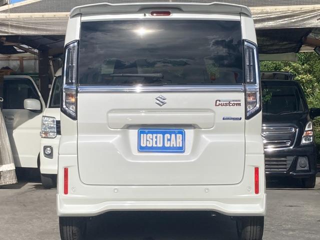 スペーシアカスタム ハイブリッドＧＳ　届出済未使用車／メモリーナビ　衝突軽減装置　左パワードア　新車保証書　コーナーセンサー　レーン逸脱警報　ＴＶ　クルーズコントロール　シートヒーター　電動Ｐブレーキ　ＬＥＤへッドライト　ＬＥＤフォグ　オートハイビーム　純正１４ＡＷ（40枚目）