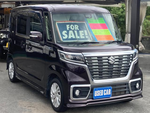 スペーシアカスタム ハイブリッドＧＳ　ＳＤナビ　左パワードア　衝突軽減ブレーキ　コーナーセンサー　新車保証書　レーン逸脱警報　ドラレコ　フルセグＴＶ　Ｂｌｕｅｔｏｏｔｈ　バックカメラ　純正１４ＡＷ　シートヒーター　ＬＥＤヘッドライト　ＬＥＤフォグ　ステリモ　アイドリングストップ（6枚目）