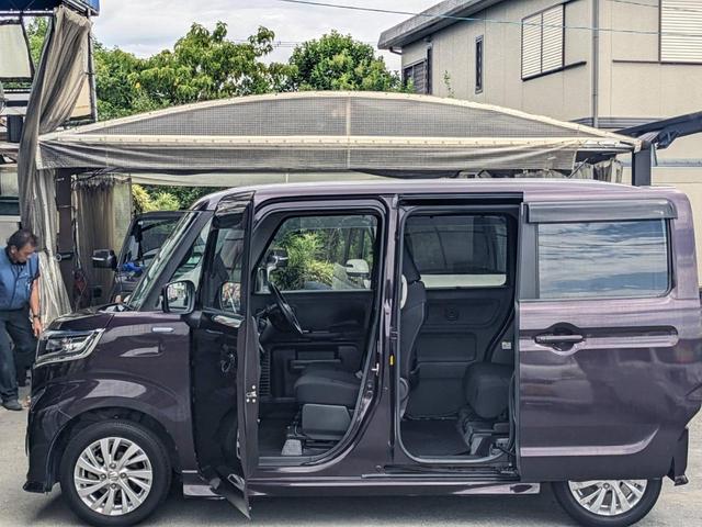 スペーシアカスタム ハイブリッドＧＳ　ＳＤナビ　左パワードア　衝突軽減ブレーキ　コーナーセンサー　新車保証書　レーン逸脱警報　ドラレコ　フルセグＴＶ　Ｂｌｕｅｔｏｏｔｈ　バックカメラ　純正１４ＡＷ　シートヒーター　ＬＥＤヘッドライト　ＬＥＤフォグ　ステリモ　アイドリングストップ（42枚目）