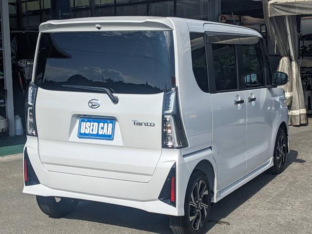 タント カスタムＸ　届出済未使用車　ＳＤナビ　衝突軽減ブレーキ　両側パワードア　Ｂｌｕｅｔｏｏｔｈ　フルセグＴＶ　バックカメラ　コーナーセンサー　レーン逸脱警報　シートヒーター　電動Ｐブレーキ　ＬＥＤヘッドライト　ＬＥＤフォグ　オートハイビーム　純正１４ＡＷ（6枚目）