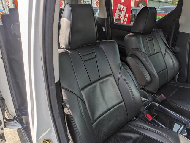 アルファード 2.5S Aパッケージ モデリスタエアロ サンルーフ 11インチナビ 両側パワードア フリップダウンモニター 衝突軽減装置 コーナーセンサー アルパインスタイルシートカバー ドラレコ フルセグTV Bluetooth ETC バックカメラ 新車保証書(13枚目)