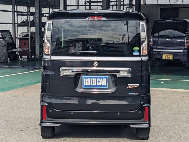 スペーシアカスタム ハイブリッドＸＳターボ　ワンオーナー　／純正ナビ　両側Ｐドア　衝突軽減装置　コーナーセンサー　新車保証書　全方位カメラ　クルコン　フルセグＴＶ　バックカメラ　Ｂｌｕｅｔｏｏｔｈ　ドラレコ　ハーフレザーシート　ＥＴＣ　シートヒーター　パドルシフト　オートハイビーム（7枚目）