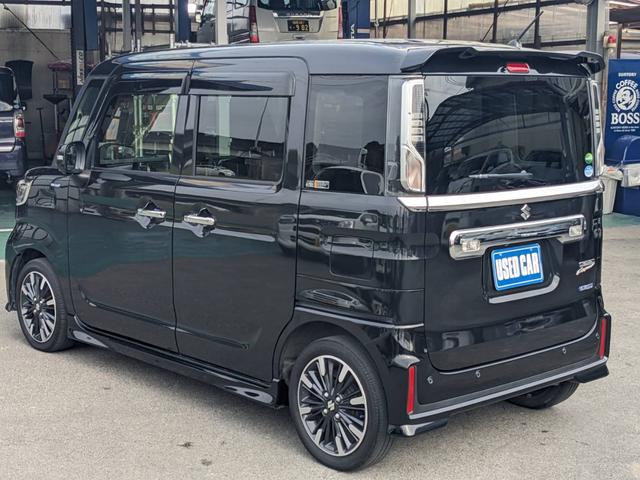 スペーシアカスタム ハイブリッドＸＳターボ　ワンオーナー　／純正ナビ　両側Ｐドア　衝突軽減装置　コーナーセンサー　新車保証書　全方位カメラ　クルコン　フルセグＴＶ　バックカメラ　Ｂｌｕｅｔｏｏｔｈ　ドラレコ　ハーフレザーシート　ＥＴＣ　シートヒーター　パドルシフト　オートハイビーム（8枚目）