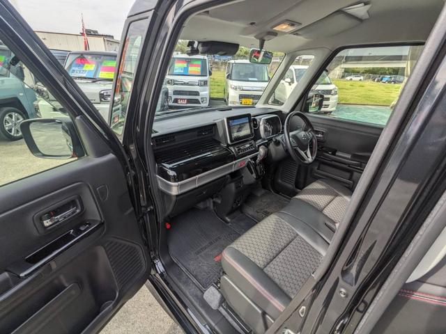 スペーシアカスタム ハイブリッドＸＳターボ　ワンオーナー　／純正ナビ　両側Ｐドア　衝突軽減装置　コーナーセンサー　新車保証書　全方位カメラ　クルコン　フルセグＴＶ　バックカメラ　Ｂｌｕｅｔｏｏｔｈ　ドラレコ　ハーフレザーシート　ＥＴＣ　シートヒーター　パドルシフト　オートハイビーム（14枚目）