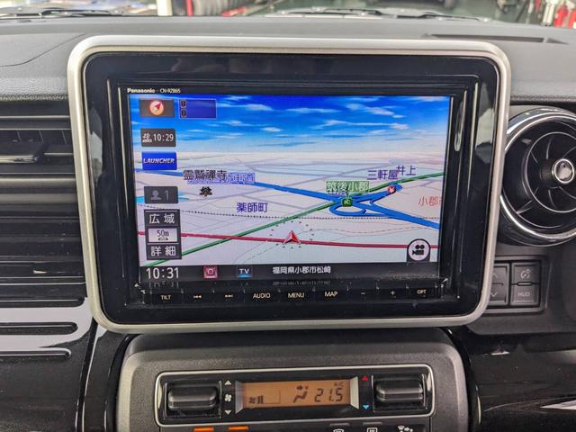 スペーシアカスタム ハイブリッドＸＳターボ　ワンオーナー　／純正ナビ　両側Ｐドア　衝突軽減装置　コーナーセンサー　新車保証書　全方位カメラ　クルコン　フルセグＴＶ　バックカメラ　Ｂｌｕｅｔｏｏｔｈ　ドラレコ　ハーフレザーシート　ＥＴＣ　シートヒーター　パドルシフト　オートハイビーム（18枚目）