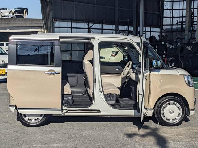 ムーヴキャンバス Ｇメイクアップリミテッド　ＳＡＩＩＩ　純正８インチナビ　衝突軽減ブレーキ　両側パワードア　コーナーセンサー　フロント＆サイドカメラ　フルセグ　Ｂｌｕｅｔｏｏｔｈ　ＨＤＭＩ接続　レーン逸脱警報　ＬＥＤヘッドライト　オートハイビーム　ＵＳＢ入力　スマートキー（35枚目）