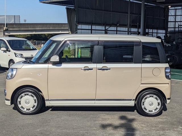 ムーヴキャンバス Ｇメイクアップリミテッド　ＳＡＩＩＩ　純正８インチナビ　衝突軽減ブレーキ　両側パワードア　コーナーセンサー　フロント＆サイドカメラ　フルセグ　Ｂｌｕｅｔｏｏｔｈ　ＨＤＭＩ接続　レーン逸脱警報　ＬＥＤヘッドライト　オートハイビーム　ＵＳＢ入力　スマートキー（36枚目）