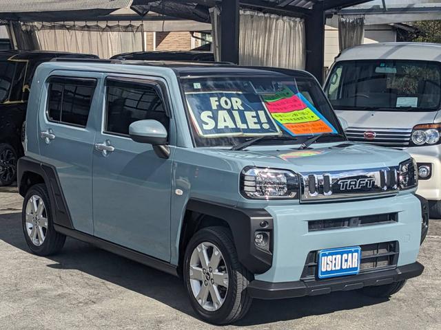 タフト G 純正SDナビ 衝突軽減ブレーキ コーナーセンサー フルセグTV Bluetooth バックカメラ 前後ドラレコ スカイルーフ シートヒーター ETC 電動Pブレーキ 純正15AW LEDヘッドライト オートハイビーム アイドリングストップ(5枚目)