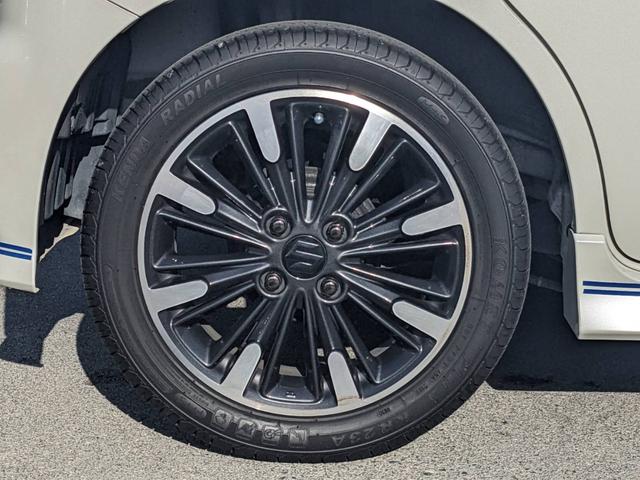 スペーシアカスタム ハイブリッドXS メモリーナビ 両側パワードア ETC ハーフレザーシート TV シートヒーター LEDヘッドライト オートライト スマートキー アイドリングストップ 純正フルエアロ 純正15AW 革巻ハンドル LEDフォグライト 左右シートバックテーブル(46枚目)