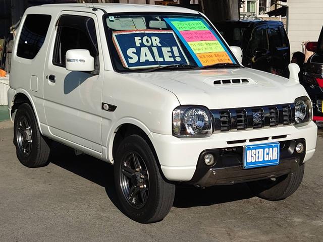 ジムニー ランドベンチャー　４ＷＤ　１０型ＡＴ　ワンオーナー　ＳＤナビ　シートヒーター　Ｂｌｕｅｔｏｏｔｈ　フルセグＴＶ　ＥＴＣ　レザーシート　フォグライト　ＤＶＤ再生　キーレス　ターボ　ドアバイザー　背面タイヤカバー　純正１６ＡＷ　革巻ハンドル　フェンダーミラー（5枚目）