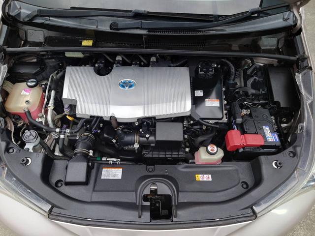 プリウス Ｓセーフティプラス　純正ナビ　衝突軽減ブレーキ　バックカメラ　パーキングアシスト　Ｂｌｕｅｔｏｏｔｈ　ＴＶ　クルコン　ＨＵＤ　コーナーセンサー　ＥＴＣ　純正１５ＡＷ　レーン逸脱警報　ＬＥＤヘッドライト　ＬＥＤフォグ　オートハイビーム　革巻ハンドル　スマートキー（21枚目）