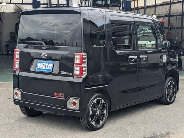 ウェイク GターボVS SAIII 純正SDナビ 両側パワードア 衝突軽減装置 Bluetooth バックカメラ 全方位カメラ ETC フルセグTV ドラレコ コーナーセンサー DVD オートハイビーム USB入力 革巻ハンドル LEDヘッドライト レーン逸脱警報(6枚目)