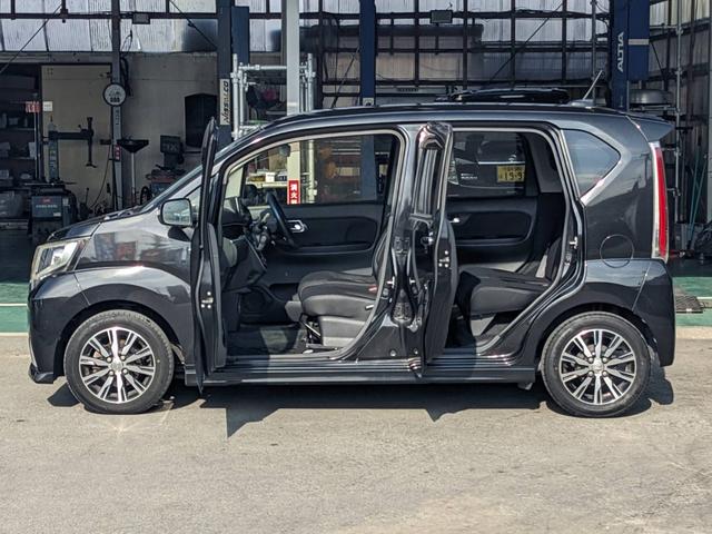 ムーヴ カスタム　Ｘ　ハイパーＳＡＩＩ　純正ＳＤナビ　衝突軽減装置　Ｂｌｕｅｔｏｏｔｈ　フルセグＴＶ　バックカメラ　ＥＴＣ　レーン逸脱警報　ＤＶＤ再生　ＬＥＤヘッドライト　ステリモ　ハーフレザーシート　オートライト　ＬＥＤフォグ　スマートキー　純正１４ＡＷ　記録簿（40枚目）