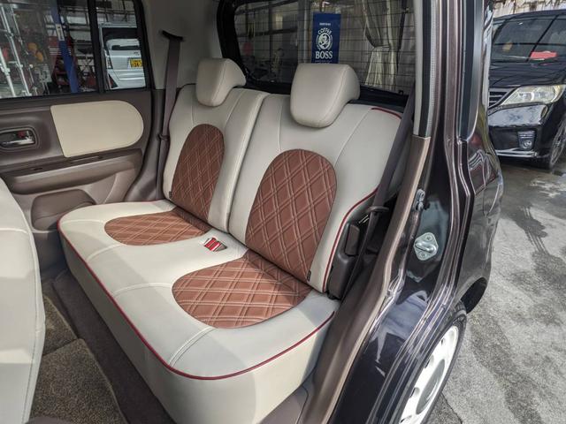 アルトラパンショコラ Ｘ　ＳＤナビ　Ｂｌｕｅｔｏｏｔｈ　ショコラ専用シート　フルセグＴＶ　革巻ハンドル　ＨＩＤヘッドライト　スマートキー　オートライト　盗難防止装置　ＤＶＤ再生　記録簿　アイドリングストップ　ドアバイザー　電格ミラー　集中ドアロック　ＡＢＳ　盗難防止装置（17枚目）