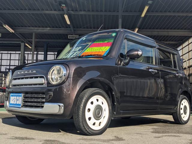 アルトラパンショコラ Ｘ　ＳＤナビ　Ｂｌｕｅｔｏｏｔｈ　ショコラ専用シート　フルセグＴＶ　革巻ハンドル　ＨＩＤヘッドライト　スマートキー　オートライト　盗難防止装置　ＤＶＤ再生　記録簿　アイドリングストップ　ドアバイザー　電格ミラー　集中ドアロック　ＡＢＳ　盗難防止装置（32枚目）