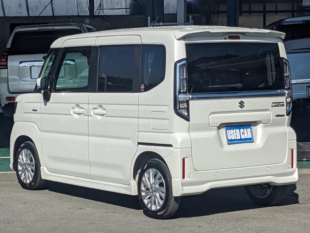 スペーシアカスタム ハイブリッドＧＳ　ＳＤナビ　左パワードア　衝突軽減ブレーキ　Ｂｌｕｅｔｏｏｔｈ　バックカメラ　コーナーセンサー　ＴＶ　ＥＴＣ　ＵＳＢ入力　クルーズコントロール　シートヒーター　純正１４ＡＷ　電動Ｐブレーキ　レーン逸脱警報　ＬＥＤヘッドライト　オートライト（8枚目）