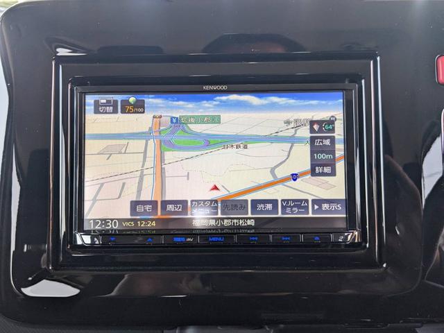 スペーシアカスタム ハイブリッドＧＳ　ＳＤナビ　左パワードア　衝突軽減ブレーキ　Ｂｌｕｅｔｏｏｔｈ　バックカメラ　コーナーセンサー　ＴＶ　ＥＴＣ　ＵＳＢ入力　クルーズコントロール　シートヒーター　純正１４ＡＷ　電動Ｐブレーキ　レーン逸脱警報　ＬＥＤヘッドライト　オートライト（18枚目）