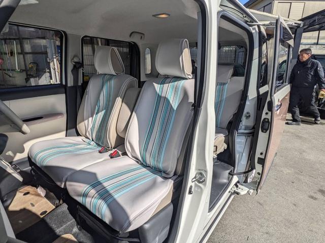 ムーヴキャンバス Ｘメイクアップ　ＳＡＩＩ　禁煙車　純正ＳＤナビ　衝突軽減装置　フルセグＴＶ　Ｂｌｕｅｔｏｏｔｈ　バックカメラ　ＥＴＣ　純正シートカバー　ＬＥＤフォグライト　レーン逸脱警報　盗難防止装置　電格ミラー　オートライト　光軸調整ライト　ドアバイザー　集中ドアロック（15枚目）