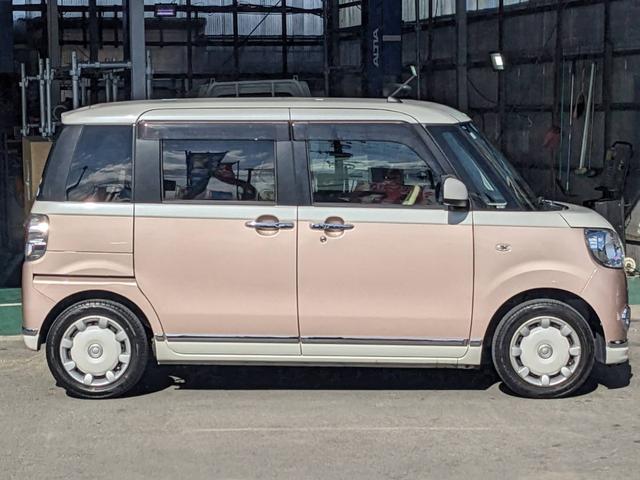 ムーヴキャンバス Ｘメイクアップ　ＳＡＩＩ　禁煙車　純正ＳＤナビ　衝突軽減装置　フルセグＴＶ　Ｂｌｕｅｔｏｏｔｈ　バックカメラ　ＥＴＣ　純正シートカバー　ＬＥＤフォグライト　レーン逸脱警報　盗難防止装置　電格ミラー　オートライト　光軸調整ライト　ドアバイザー　集中ドアロック（37枚目）