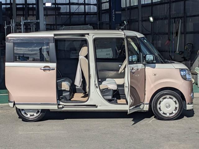 ムーヴキャンバス Ｘメイクアップ　ＳＡＩＩ　禁煙車　純正ＳＤナビ　衝突軽減装置　フルセグＴＶ　Ｂｌｕｅｔｏｏｔｈ　バックカメラ　ＥＴＣ　純正シートカバー　ＬＥＤフォグライト　レーン逸脱警報　盗難防止装置　電格ミラー　オートライト　光軸調整ライト　ドアバイザー　集中ドアロック（38枚目）