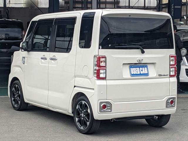ウェイク Ｇターボ　レジャーエディションＳＡＩＩ　ＳＤナビ　両側Ｐドア　衝突軽減装置　Ｂｌｕｅｔｏｏｔｈ　フルセグ　バックカメラ　ＬＥＤヘッドライト　電格ミラー　ドアバイザー　スマートキー　純正１５ＡＷ　オートライト　ステリモ　革巻ハンドル　ＤＶＤ　アイドリングストップ（8枚目）