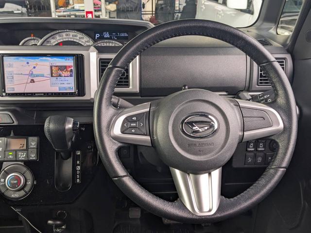 ウェイク Ｇターボ　レジャーエディションＳＡＩＩ　ＳＤナビ　両側Ｐドア　衝突軽減装置　Ｂｌｕｅｔｏｏｔｈ　フルセグ　バックカメラ　ＬＥＤヘッドライト　電格ミラー　ドアバイザー　スマートキー　純正１５ＡＷ　オートライト　ステリモ　革巻ハンドル　ＤＶＤ　アイドリングストップ（11枚目）