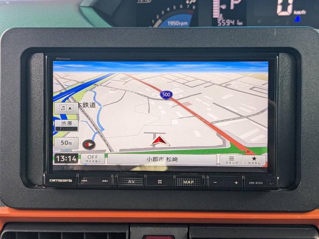 タント ファンクロス　ＳＤナビ　両側パワードア　衝突軽減ブレーキ　Ｂｌｕｅｔｏｏｔｈ　バックカメラ　ＥＴＣ　フルセグＴＶ　レーン逸脱警報　ＬＥＤヘッドライト　コーナーセンサー　電動Ｐブレーキ　ＵＳＢ入力　オートハイビーム　シートヒーター　純正１４ＡＷ　スマートキー（18枚目）