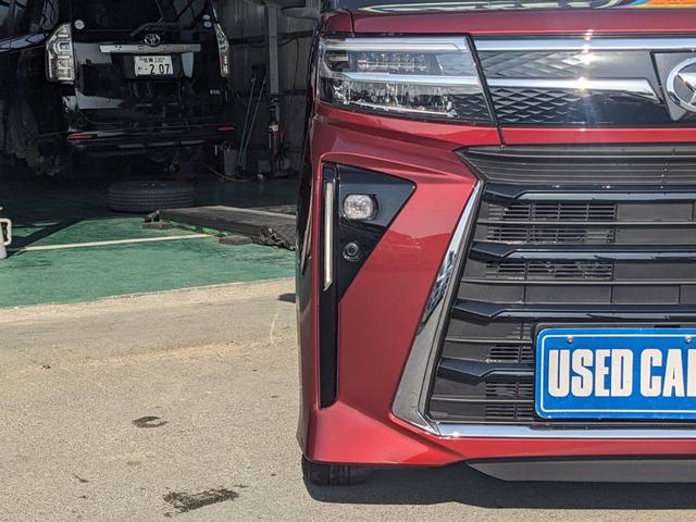 タント カスタムＸ　届出済未使用車　両側パワードア　衝突軽減ブレーキ　シートヒーター　ハーフレザーシート　コーナーセンサー　電動Ｐブレーキ　ＵＳＢ入力　ＬＥＤヘッドライト　オートハイビーム　レーン逸脱警報　スマートキー　ＬＥＤフォグ　電格ミラー　左右シートバックテーブル（27枚目）