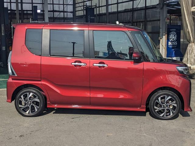タント カスタムＸ　届出済未使用車　両側パワードア　衝突軽減ブレーキ　シートヒーター　ハーフレザーシート　コーナーセンサー　電動Ｐブレーキ　ＵＳＢ入力　ＬＥＤヘッドライト　オートハイビーム　レーン逸脱警報　スマートキー　ＬＥＤフォグ　電格ミラー　左右シートバックテーブル（33枚目）