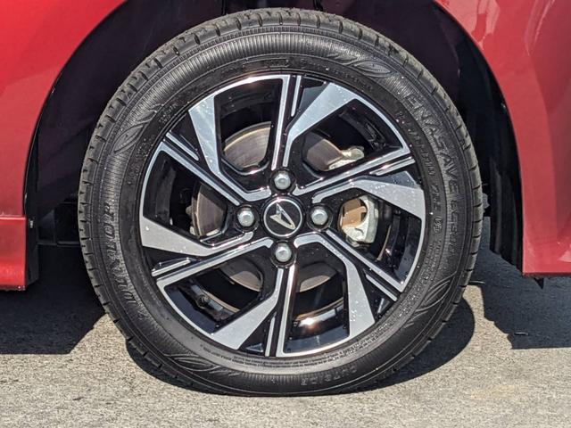 タント カスタムＸ　届出済未使用車　両側パワードア　衝突軽減ブレーキ　シートヒーター　ハーフレザーシート　コーナーセンサー　電動Ｐブレーキ　ＵＳＢ入力　ＬＥＤヘッドライト　オートハイビーム　レーン逸脱警報　スマートキー　ＬＥＤフォグ　電格ミラー　左右シートバックテーブル（45枚目）