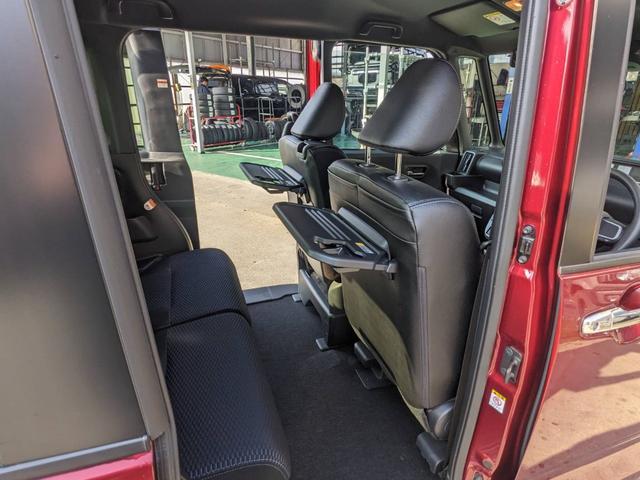 タント カスタムＸ　届出済未使用車　両側パワードア　衝突軽減ブレーキ　シートヒーター　ハーフレザーシート　コーナーセンサー　電動Ｐブレーキ　ＵＳＢ入力　ＬＥＤヘッドライト　オートハイビーム　レーン逸脱警報　スマートキー　ＬＥＤフォグ　電格ミラー　左右シートバックテーブル（73枚目）