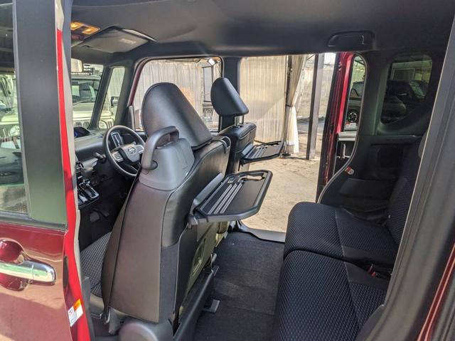 タント カスタムＸ　届出済未使用車　両側パワードア　衝突軽減ブレーキ　シートヒーター　ハーフレザーシート　コーナーセンサー　電動Ｐブレーキ　ＵＳＢ入力　ＬＥＤヘッドライト　オートハイビーム　レーン逸脱警報　スマートキー　ＬＥＤフォグ　電格ミラー　左右シートバックテーブル（74枚目）