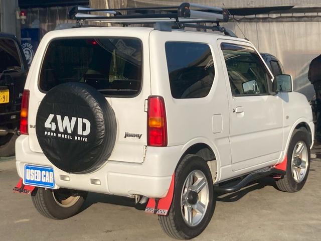 ジムニー XC 4WD 10型AT ディスプレイオーディオ Bluetooth ETC フォグライト ターボ 革調シートカバー ルーフキャリア サイドガード マッドガード 背面タイヤカバー ミラーヒーター 純正16AW ルーフレール P/W 電格ミラー(6枚目)