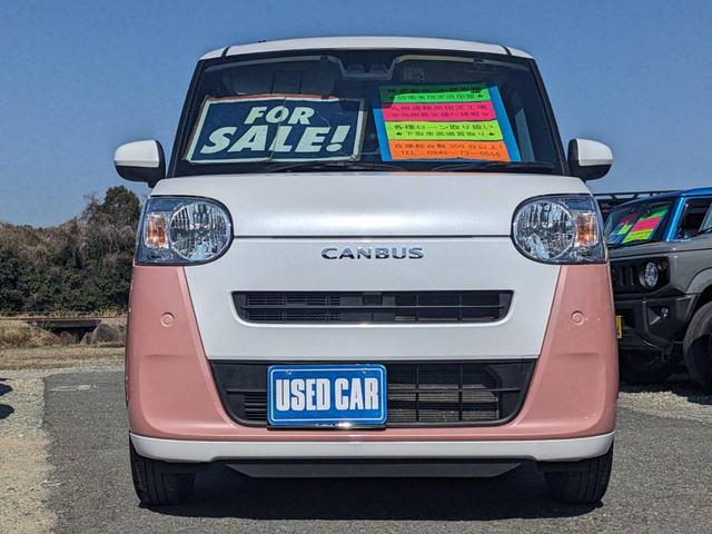 ムーヴキャンバス ストライプスX SDナビ 両側パワードア 衝突軽減ブレーキ TV コーナーセンサー ETC オートハイビーム レーン逸脱警報 オートライト 電格ミラー ドアバイザー プッシュスタート スマートキー 光軸調整ライト フロアマット CD ABS 横滑り防止装置(28枚目)