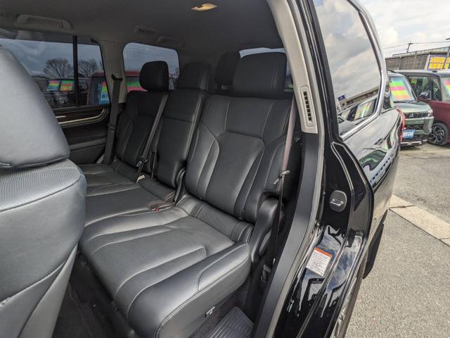 ＬＸ ＬＸ５７０　４ＷＤ　社外エアロ　黒革シート　マークレビンソン　サンルーフ　純正ナビ　シートヒーター＆クーラー　電動シート　クールＢＯＸ　電動リアゲート　Ｂｌｕｅｔｏｏｔｈ　２．０ＥＴＣ　フルセグＴＶ　全方位カメラ　ＨＵＤ　ＡＣ１００Ｖ　クルコン（15枚目）