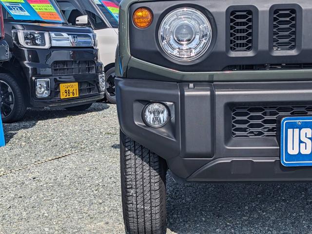 ジムニー XC 4WD 5MT SDナビ 衝突軽減ブレーキ Bluetooth フルセグTV ドラレコ ルーフキャリア ETC クルーズコントロール レーン逸脱警報 シートヒーター LEDヘッドライト リアマッドフラップ オートライト ターボ 背面タイヤカバー(30枚目)