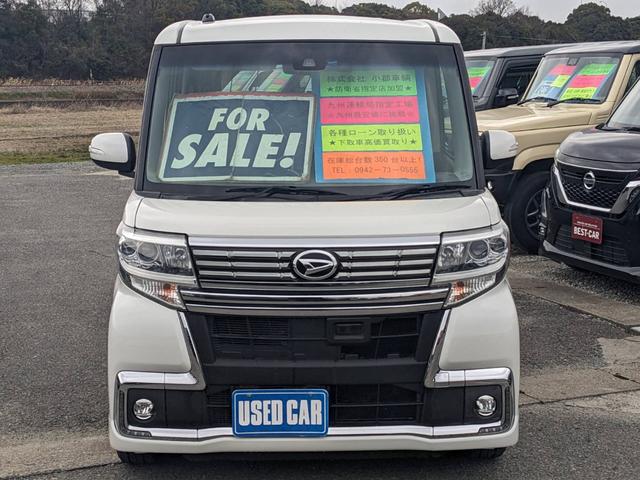 タント カスタムＸ　トップエディションＳＡＩＩ　純正ナビ　左Ｐドア　衝突軽減ブレーキ　フルセグＴＶ　Ｂｌｕｅｔｏｏｔｈ　バックカメラ　ドラレコ　ハーフレザーシート　純正１４ＡＷ　レーン逸脱警報　ＬＥＤヘッドライト　ＬＥＤフォグ　オートライト　アイドリングストップ（4枚目）